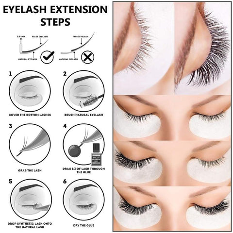BY 7 Pcs Premium handmade Eyelash Extensions Kit Professional For Saloon