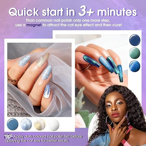 Rosalind 23pcs UV Gel Colors Pack Semi Permanent Glitter Gel Polish Colors Set For Manicure