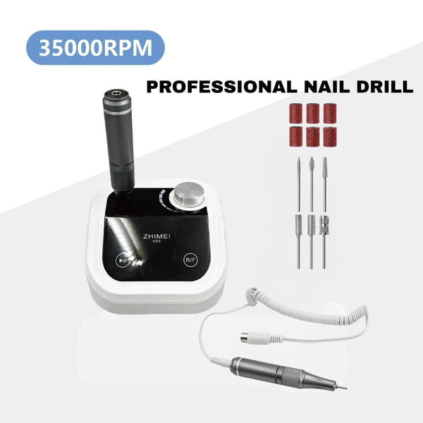ZhiMei H03 Professional 35000 RPM Electric Nail Drill Machine with Full Bits Set