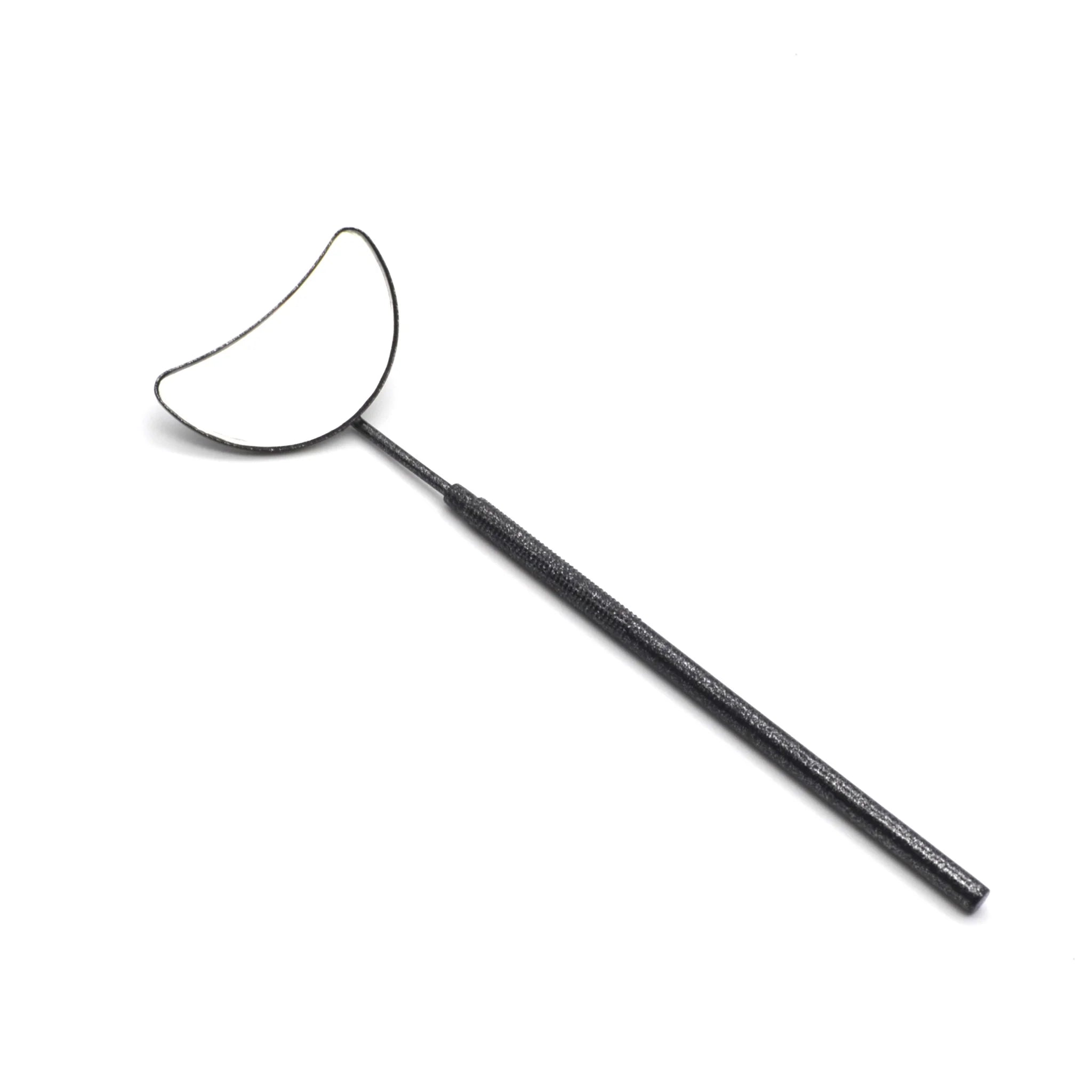 BLINK Half Moon Detachable Large Lash Mirror Eyelash Extension Mirror Stainless Steel Lash Tool Moon Shape Eyelash Mirror Lash Tools Makeup Lash Mirror for Eyelash Extension (Black)