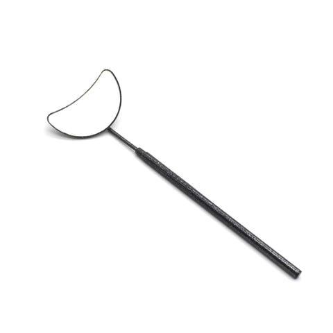 BLINK Half Moon Detachable Large Lash Mirror Eyelash Extension Mirror Stainless Steel Lash Tool Moon Shape Eyelash Mirror Lash Tools Makeup Lash Mirror for Eyelash Extension (Black)