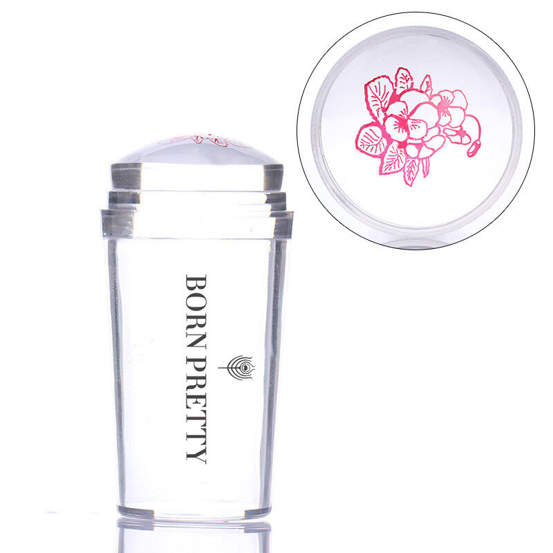 Born Pretty Jelly stamper Transparent Silicone Nail Art Jelly Stamper For French Nail And Best Stamping Prints