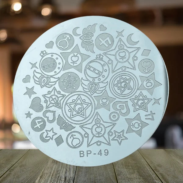 Floral Nail Art Durable and Versatile Stainless Steel Nail Art Stamping Plate for Effortless Nail Design Creations