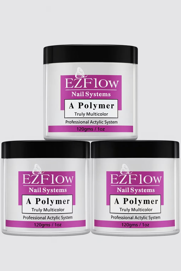 EZFlow 120g Professional Acrylic Nail Powder – Pink & White