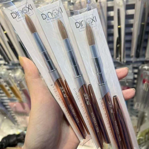 100% Kolinsky Acrylic Gold Handle Acrylic Nail Brush