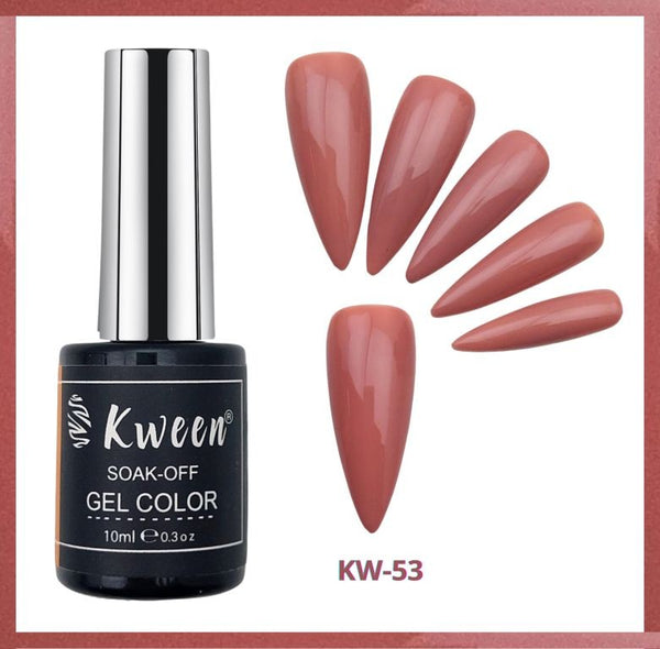 KWEEN Nude Pink Pastel Color UV/LED Soak Off For Manicure