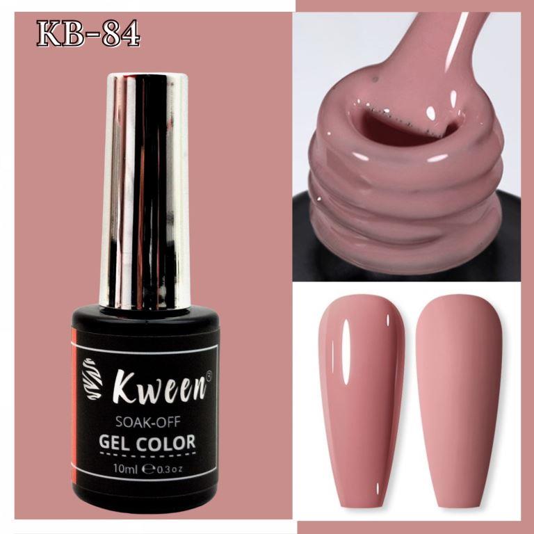 KWEEN 10ml Dusty Rose Nail Polish Soak Off UV LED Nail Color For Manicure Nail art