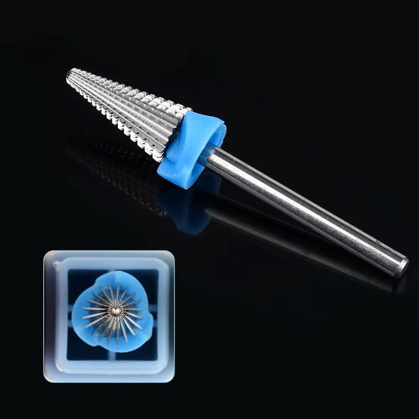 Tungsten High Quality Sharpen Teeth Zero Vibration Carbide Manicure Nail Drill Bit