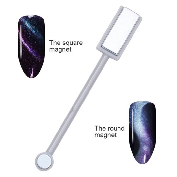 Double-head Magnet Stick Wand for 3D Magnetic Cat Eye Gel Magic Nail Art Manicure Tool