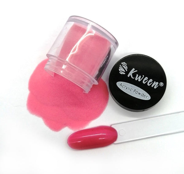 KWEEN Acrylic Powder Dark Pink Color For Nail Extension And Decoration Perfectly Fine EMA Acrylic Powder