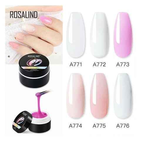 Rosalind UV Builder Gel Nail Polish 15ml Gel Nail Color For Salon-quality Manicures at Home.