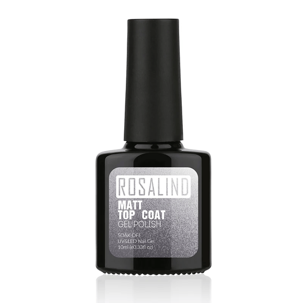 Rosalind Professional Matt Top Coat 10ml Nail Art Matte Top Coat Achieve a Smooth Matte Finish At Home.