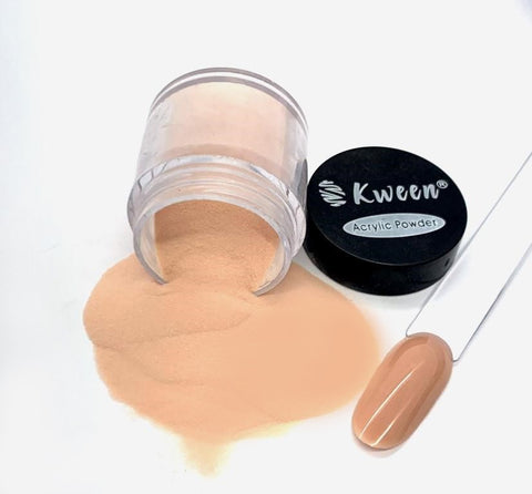 KWEEN EMA Peach Acrylic Powder for nail extension and decoration Natural Look To Nails