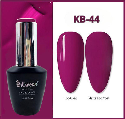 KWEEN Purple Color Gel Nail Polish Spring Summer Semi Permanent For Manicure Soak Off Nail Art Gel Varnish For Manicure