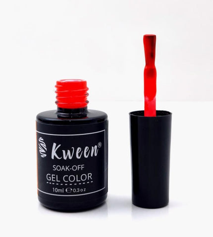 KWEEN Chilli Red Color UV/LED Gel Nail Polish Soak Off For Manicure Nilart