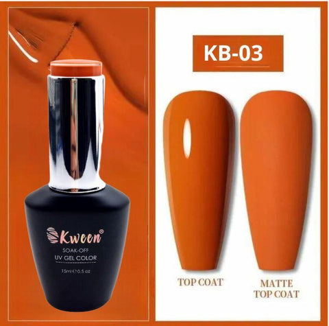 KWEEN 15ml PRO Series Gel Nail Polish Soak Off UV LED Lamp Gel Nail Polish Nail Art Design Manicure Salon DIY at Home Gift Need UV Light to Cure UV Gel
