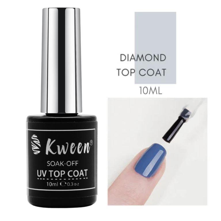 KWEEN Set Of 3 Base Coat ,Top Coat and Matte Topcoat 10ml Gel Nail Polish Transparent Soak Off functional Semi Permanent Gel Varnish For Nail Art