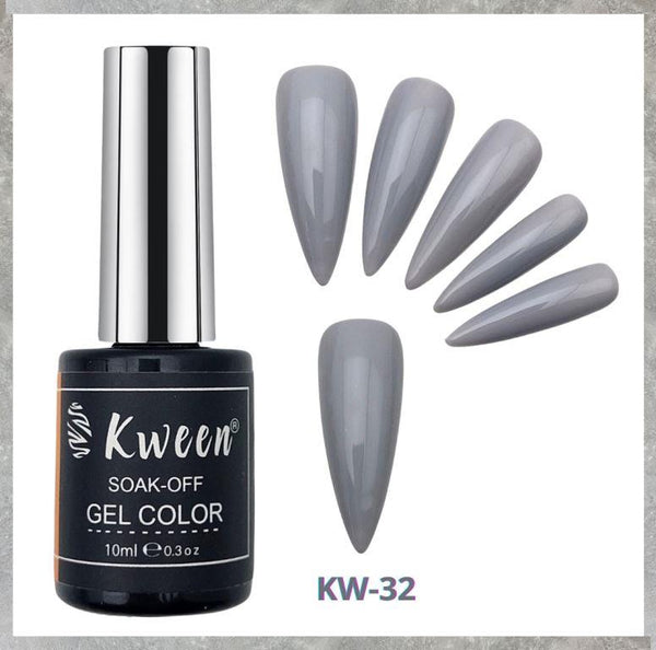 Kween Gray UV/LED Soak Off Gel Nail Polish For Manicure