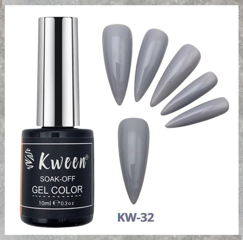 Kween Gray UV/LED Soak Off Gel Nail Polish For Manicure