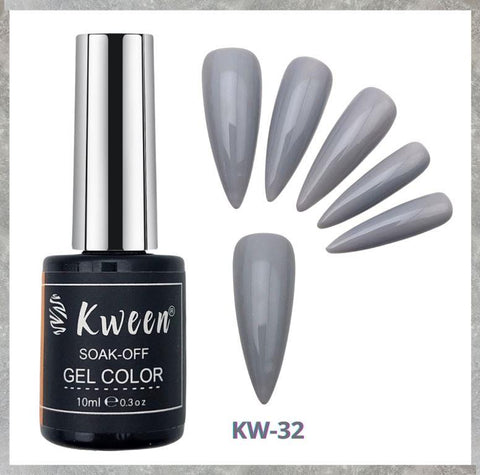 Kween Gray UV/LED Soak Off Gel Nail Polish For Manicure