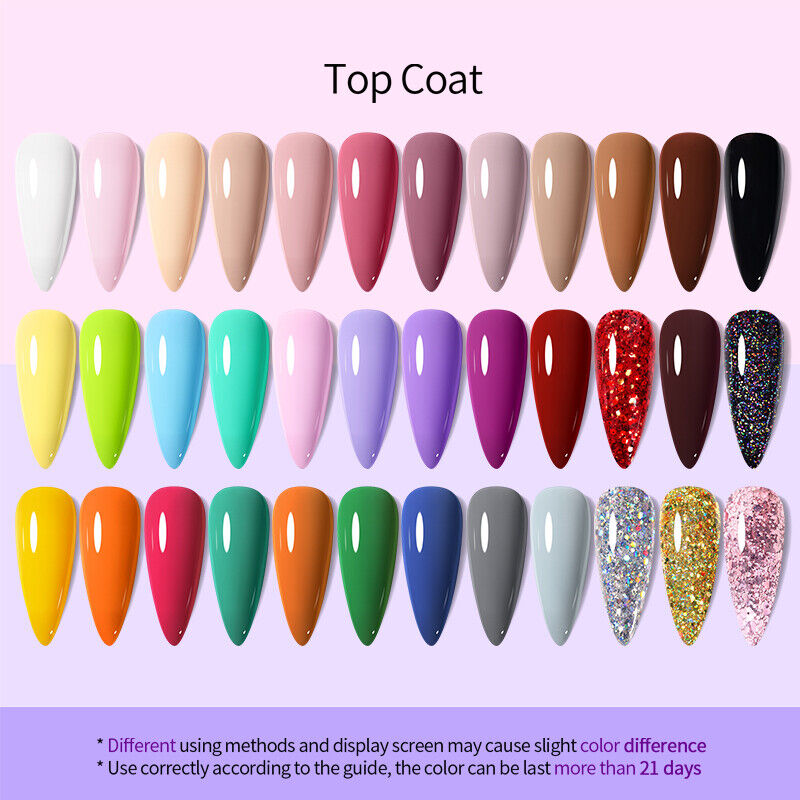 UR SUGAR 36 Colors Gel Nail Polish Set, All Seasons Collection Yellow Orange Red Green Blue Pink Glitter Gel Polish for Fall Winter Soak Off Gel Nail Art Kit Gifts for Women professional Manicure Gel Nail Art