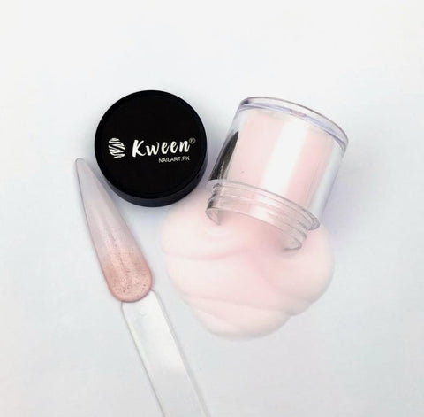 Kween USA Clear Pink Acrylic Powder,Professional Acrylic Nail Powder Polymer, Light Pink Nail Powder for Acrylic Nail Extension Carving Nails, Acrylic Nails Extension for Nail Art