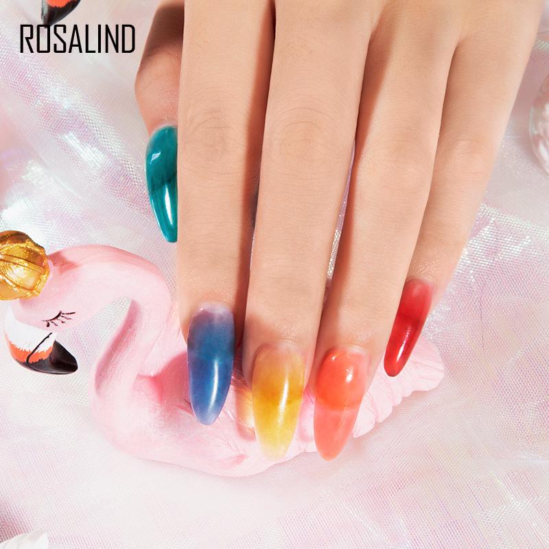 ROSALIND 15ml Poly Nail Gel Jelly Glaze Colors Nail Builder Extension Gel For Nails Art Design Semi Permanent Hybrid Varnishes