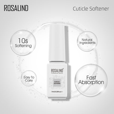 ROSALIND 1PCS Nail Cuticle Softener Dead Skin Exfoliator Oil Cuticle Remover Tool Used For Nail Art Manicure