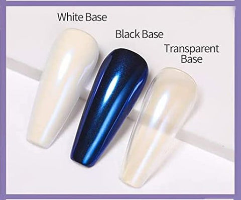 6 Shades Shell Pearl Nail Art Chrome Mirror Pigment Powder Rub Dust Mermaid Gel Polish Decoration