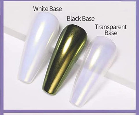 6 Shades Shell Pearl Nail Art Chrome Mirror Pigment Powder Rub Dust Mermaid Gel Polish Decoration