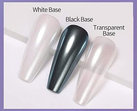 6 Shades Shell Pearl Nail Art Chrome Mirror Pigment Powder Rub Dust Mermaid Gel Polish Decoration