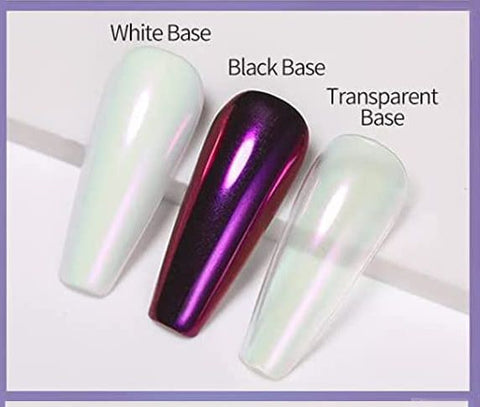 6 Shades Shell Pearl Nail Art Chrome Mirror Pigment Powder Rub Dust Mermaid Gel Polish Decoration