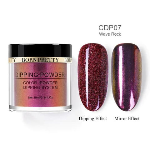 Chameleon Dipping Nail Powder Glitter Dust Power Decoration and chrome Mirror powder for nail art and manicure