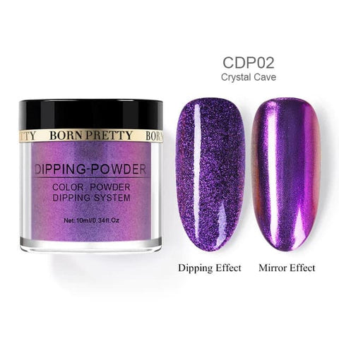 Chameleon Dipping Nail Powder Glitter Dust Power Decoration and chrome Mirror powder for nail art and manicure