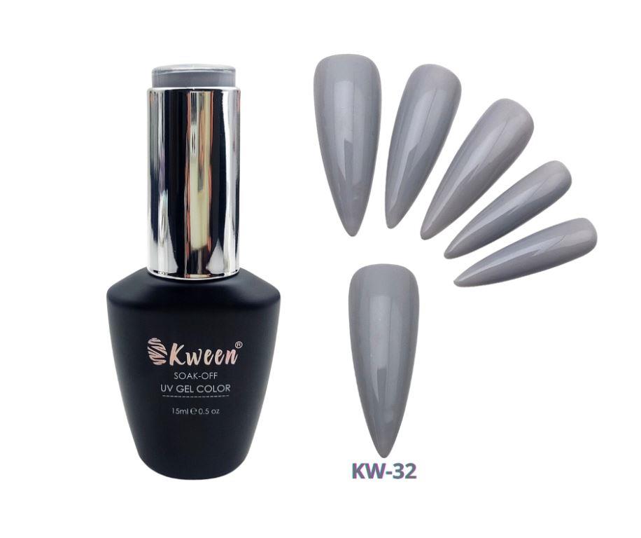 Kween Gray UV/LED Soak Off Gel Nail Polish For Manicure