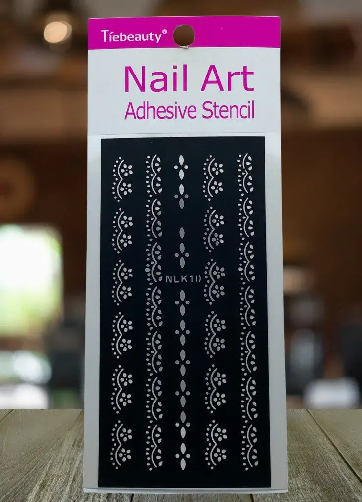 Nail Art Stencils for DIY Nail Designs Easy-to-Use Nail Stencils for Creating Unique Patterns at Home.