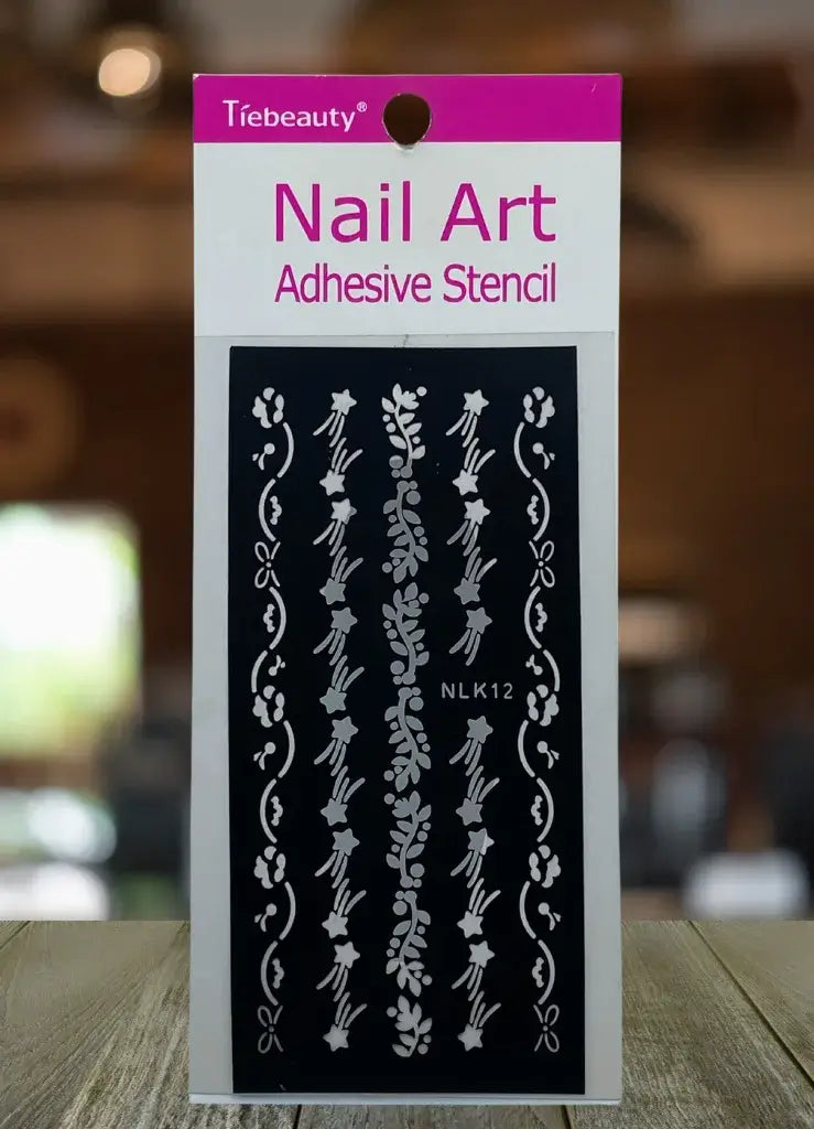 Nail Art Stencils for DIY Nail Designs Easy-to-Use Nail Stencils for Creating Unique Patterns at Home.