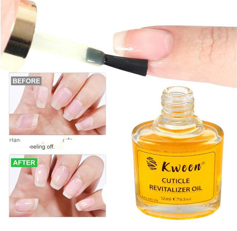 KWEEN Nail Cuticle Revitalizing Oil, Nourish and Moisturize Nails, Cuticle Care Oil for Soothing and Strengthens Nails, Heals Dry Cracked Cuticles