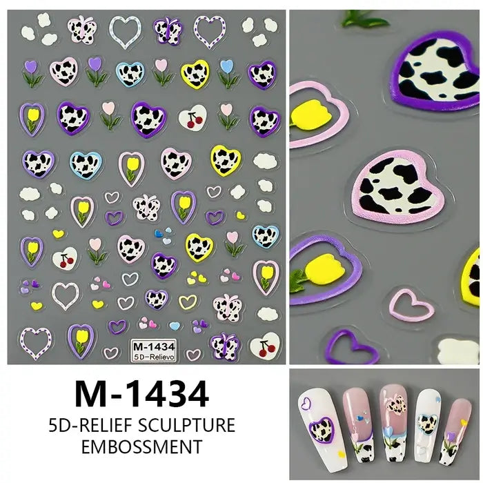 Nail Art Decoration Stickers In Pakistan.