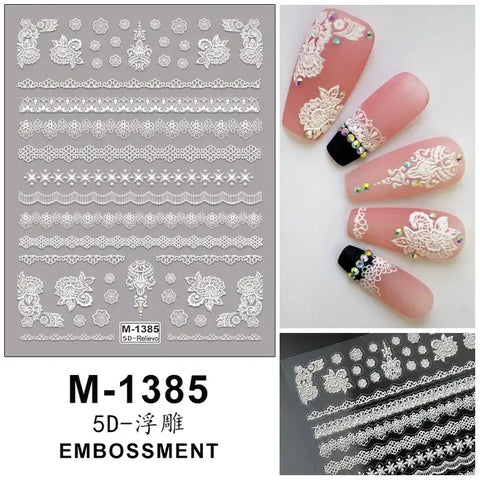 Nail Art Sticker Designs