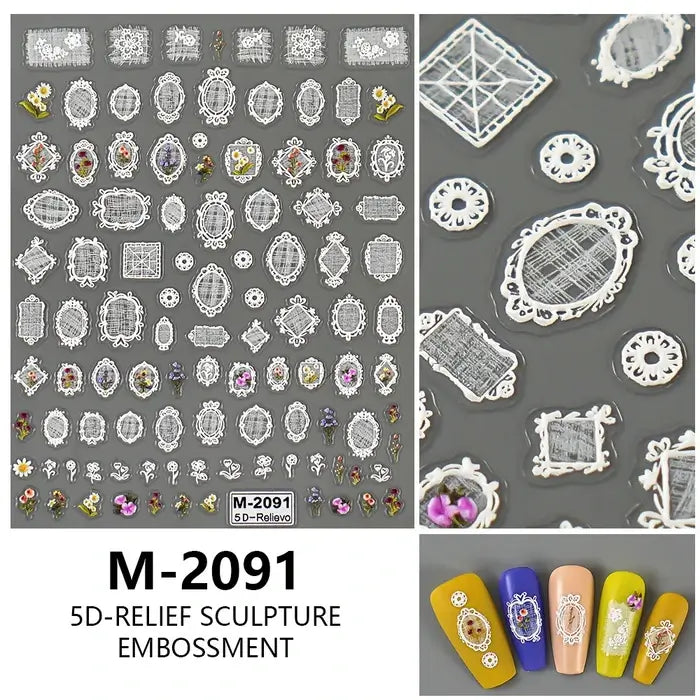 Nail Art Sticker Designs