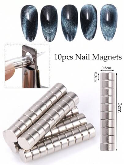 Precision Magnet Nail Tips Cutter Set Perfectly Even Nails Salon Quality Results at Home