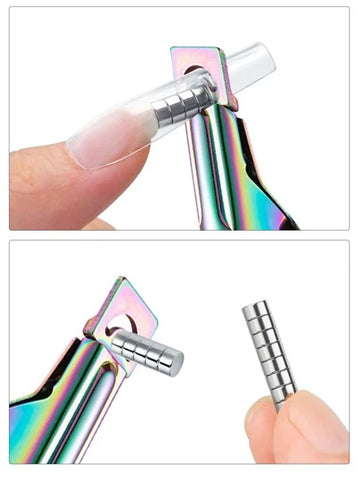 Precision Magnet Nail Tips Cutter Set Perfectly Even Nails Salon Quality Results at Home