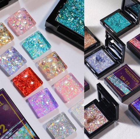 Solid Glitter Sequins Gel Mermaid Gel Nail Polish Soak Off Uv/led Solid Gel Nail Polish Glitter Sequins For Nail art