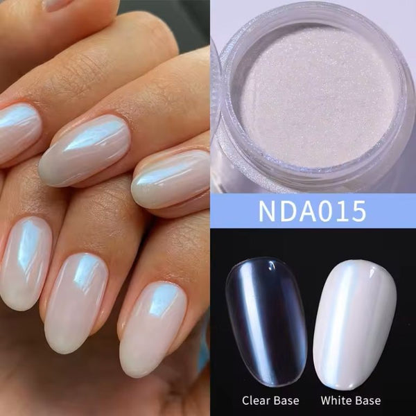 NICOLE DIARY 10g Aurora Nail Powder Pigments Metallic Rubbing Dust Moonlight Effect Nail Arts Decoration