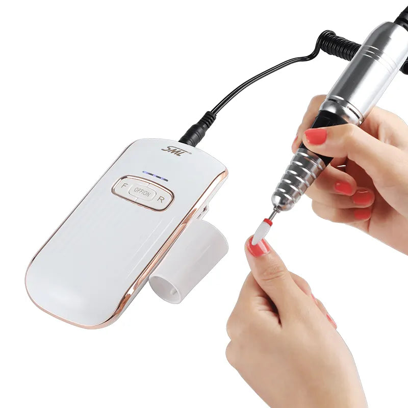 SML M11 Rechargeable Manicure Pedicure Nail Drill High Quality Nail Drill Machine With 6 Replacement Drill Bits