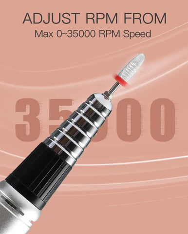 SML M11 Rechargeable Manicure Pedicure Nail Drill High Quality Nail Drill Machine With 6 Replacement Drill Bits