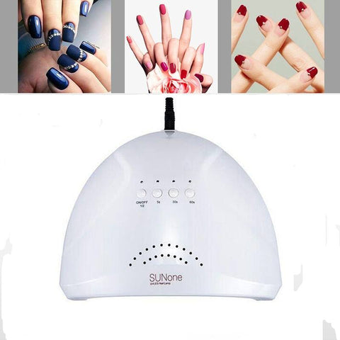 SUNone UV/LED Nail Lamp, SUNUV Gel Nail Light For Nail Polish 48W UV Dryer With 3 Timers SUNone