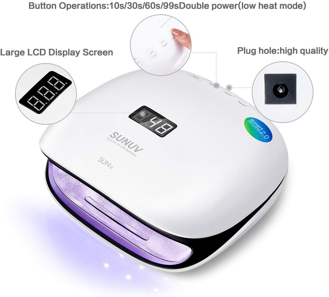 SUNUV SUN 4 48W Smart 2.0 Professional LED UV Nail Lamp Led Nail Light Nail Dryer UV Lamp For Manicure