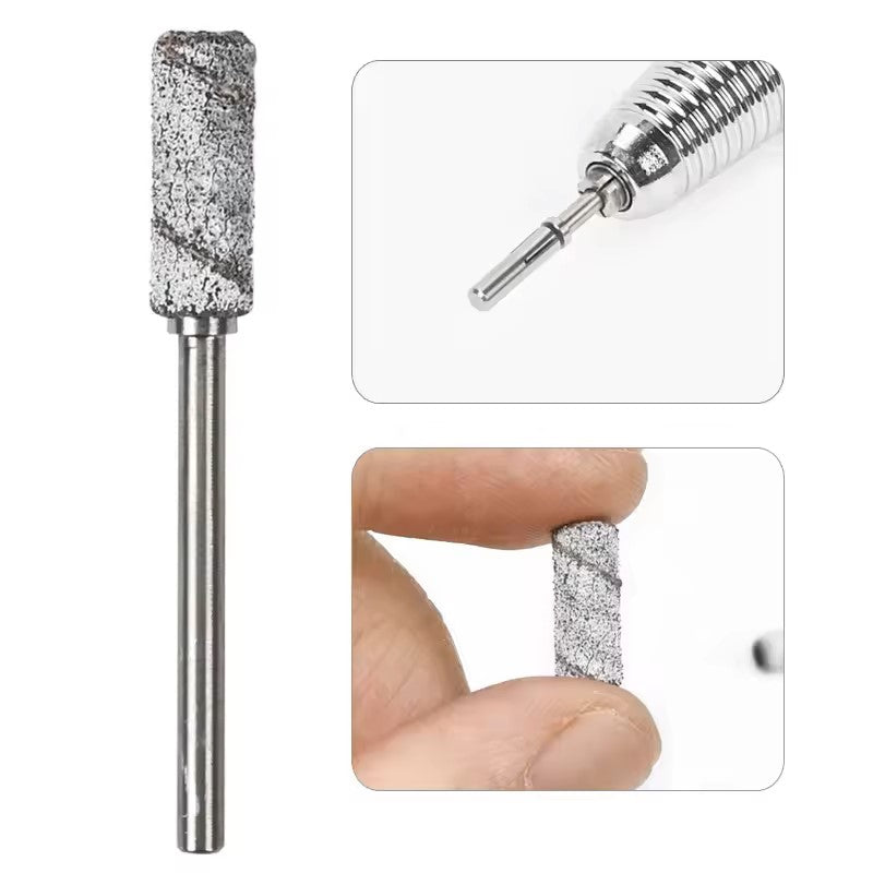 50pcs 3mm Small Nail Polish Brands Nail Drill Bits Manicure Pedicure Drills Polish Removal Pedicure Tools